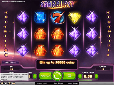 Starburst pokie game