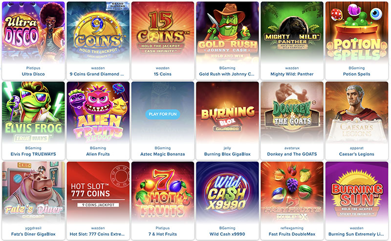 North Casino has got a huge selection of real money games