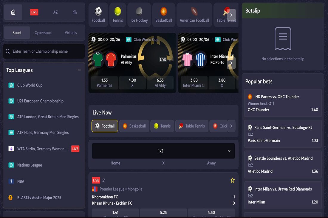 Vavada Sportsbook